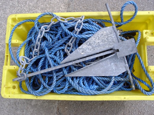 Fully Rigged Danforth Anchor