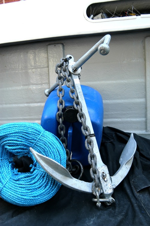 Fully rigged fisherman anchor