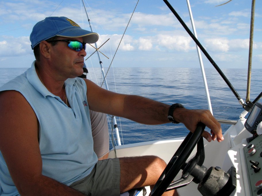 Magin at helm