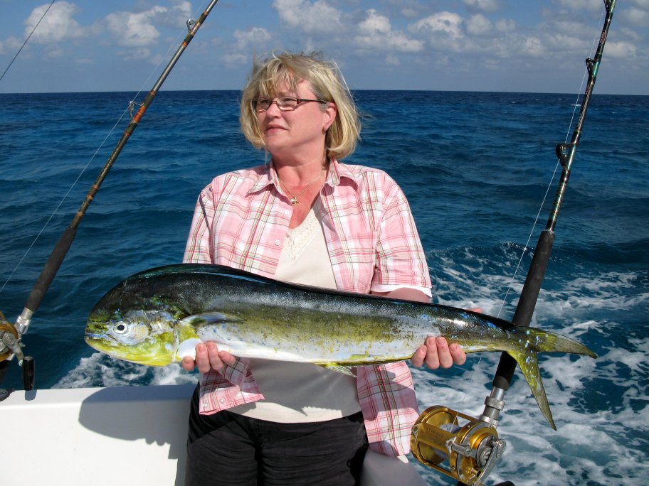 Dawn Williams with Dorado