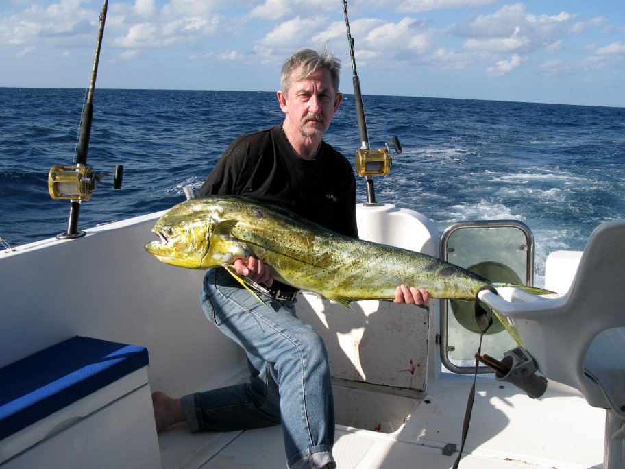 Phill Williams with best Dorado of the day
