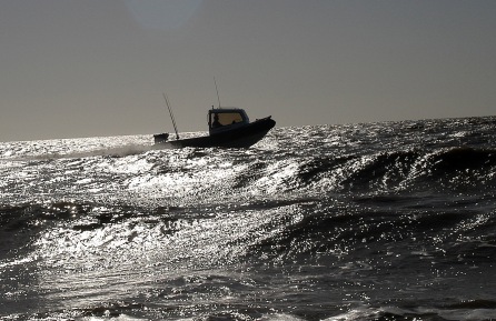 Ribfisher going through her paces