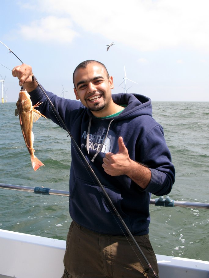 Tub Gurnard during test Tub Gurnard during test