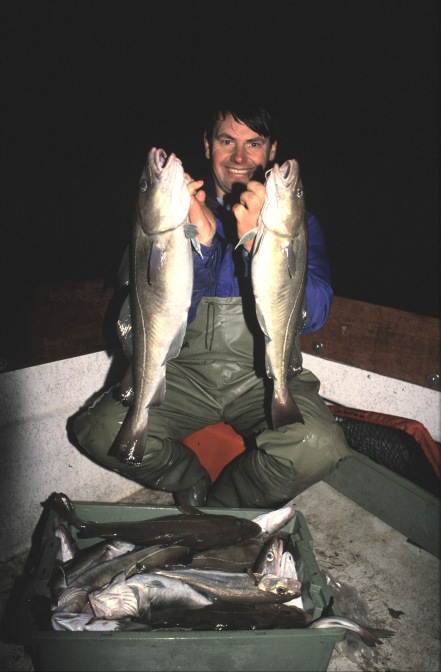 Brian Douglas, night Cod catch Brian Douglas, night Cod catch