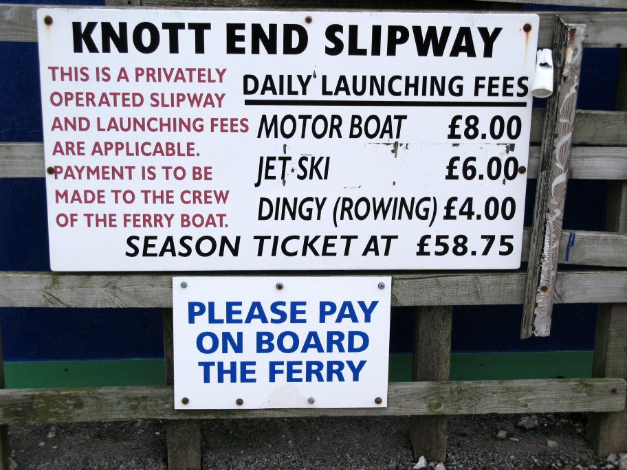 Knott End Information Board