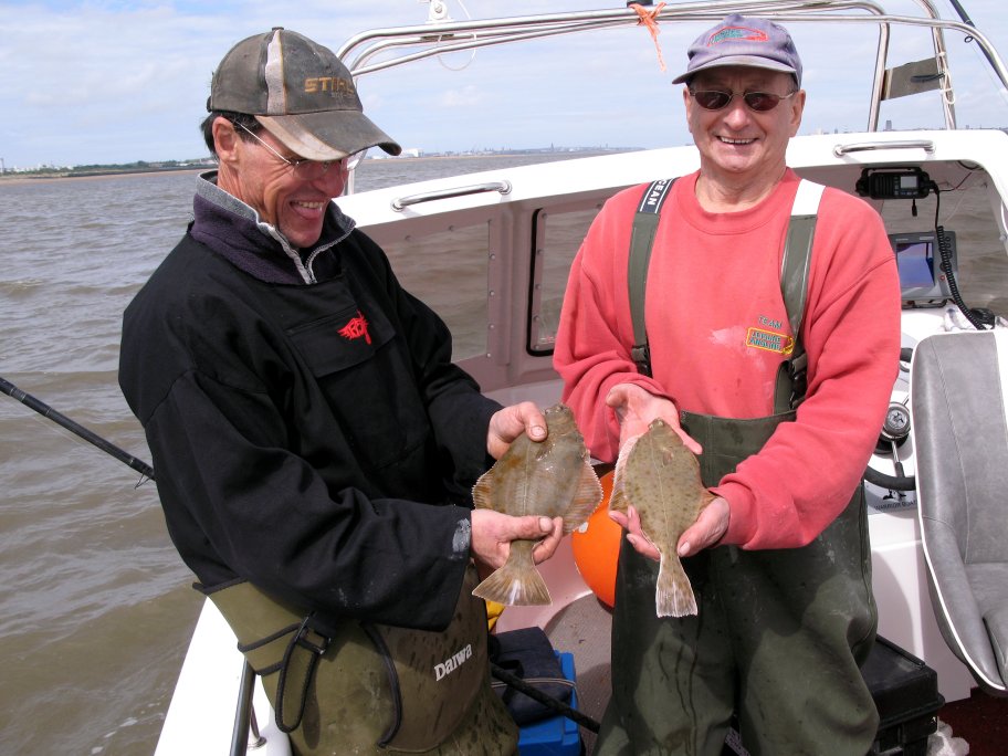 Mick and John with fish
