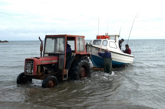 Onyermarks launch East Tarbet Bay