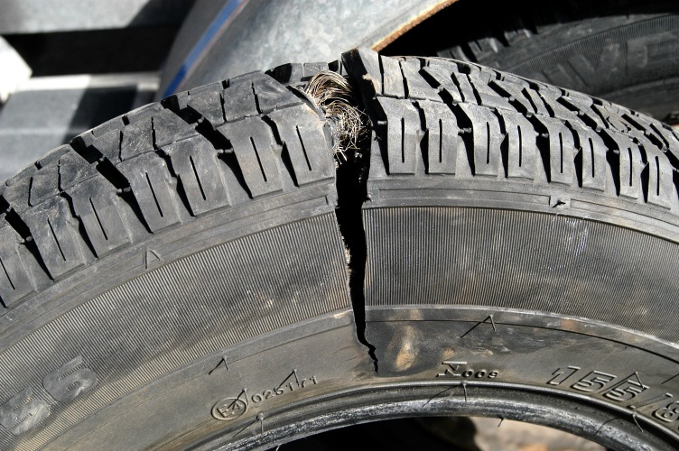 Our exploaded tyre Our exploaded tyre